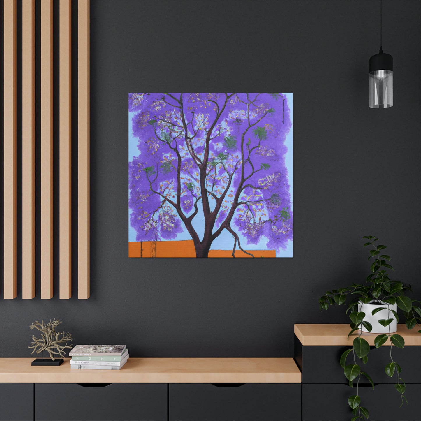 Cascading Jacaranda Joy - Canvas