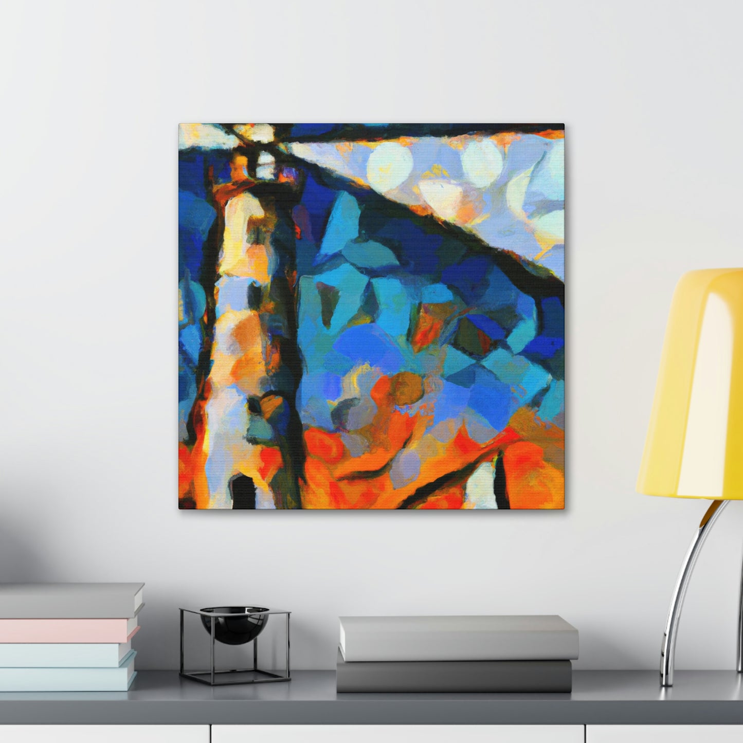 "Lighthouse in Twilight Light" - Canvas