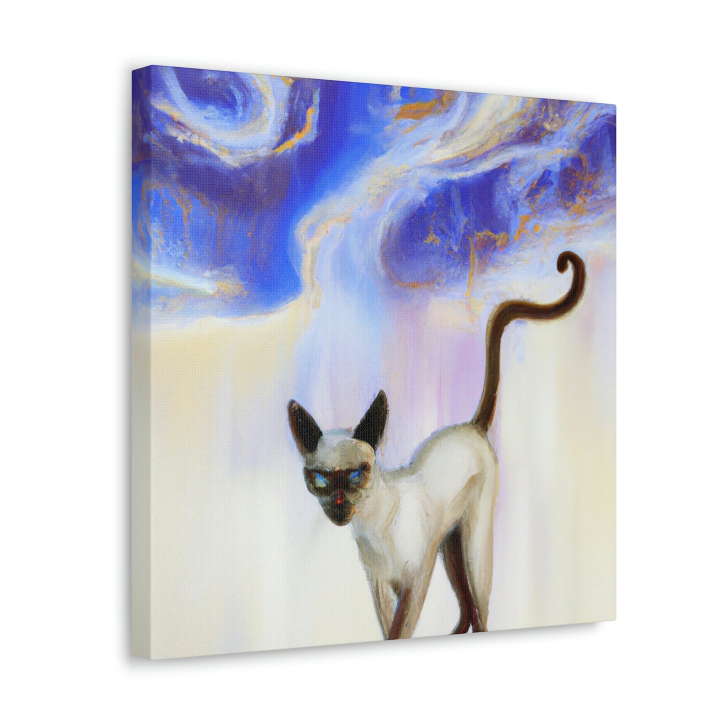 Siamese Abstraction Dance - Canvas