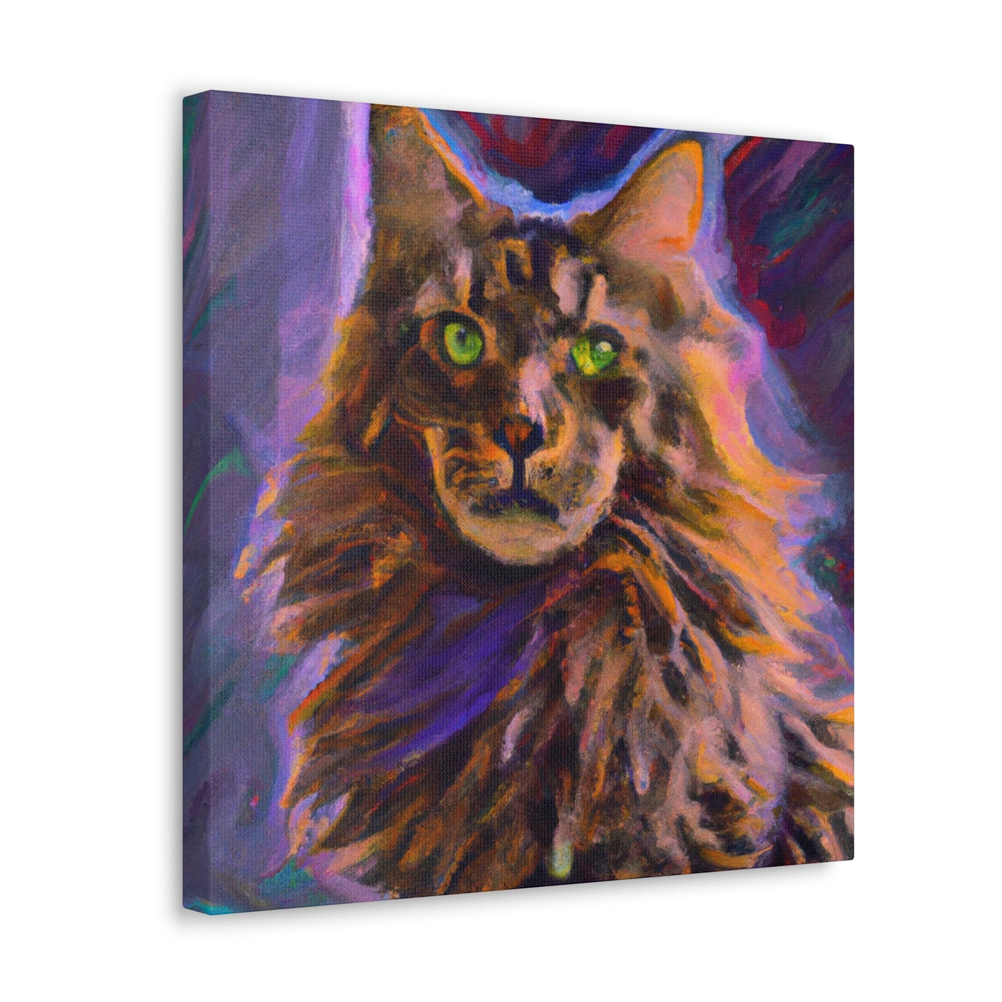 Fur of Maine Coon - Canvas