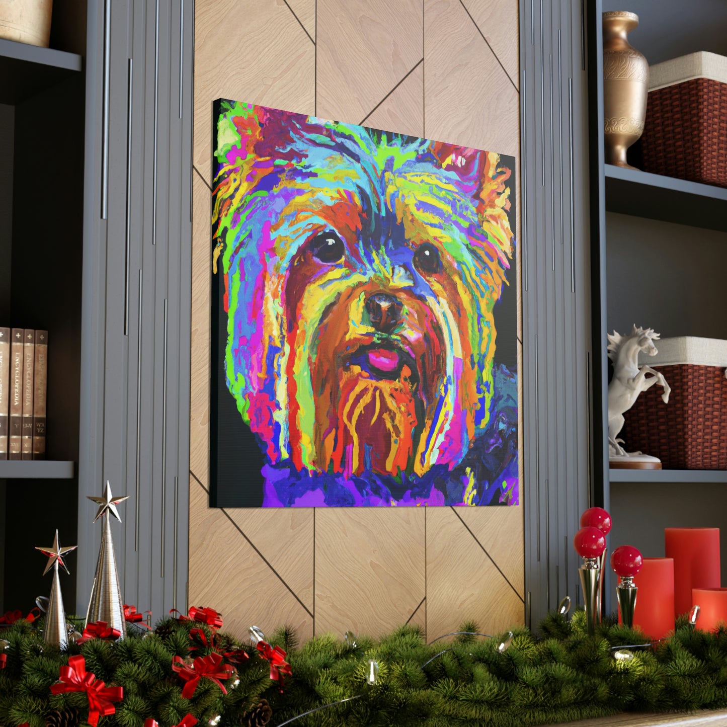 "Yorkshire Terrier Fauvism" - Canvas