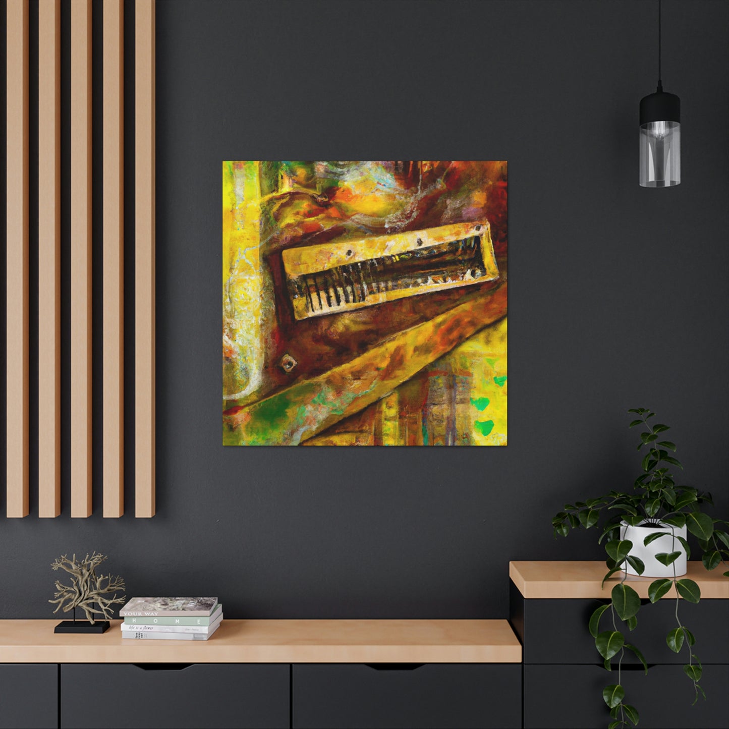 Harmonica Melody Music - Canvas