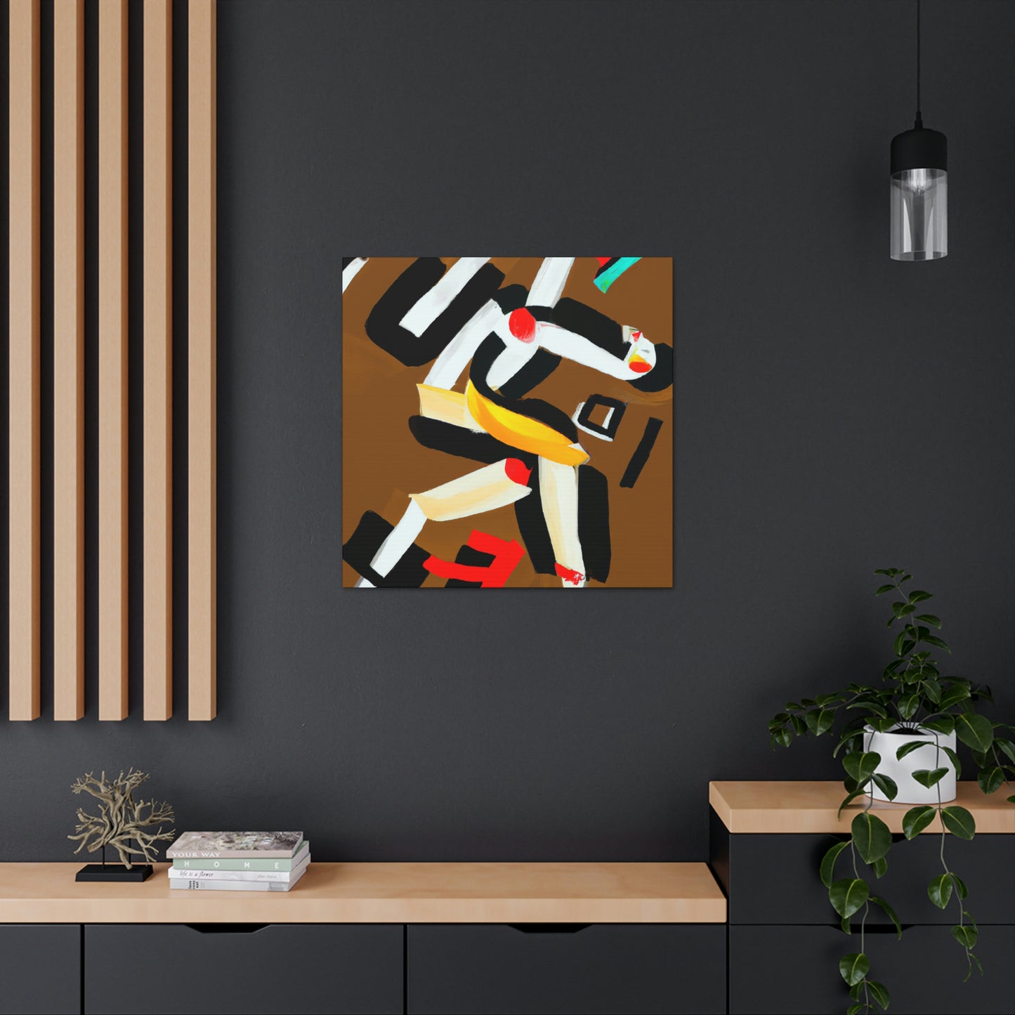 Gymnasts in Motion - Canvas