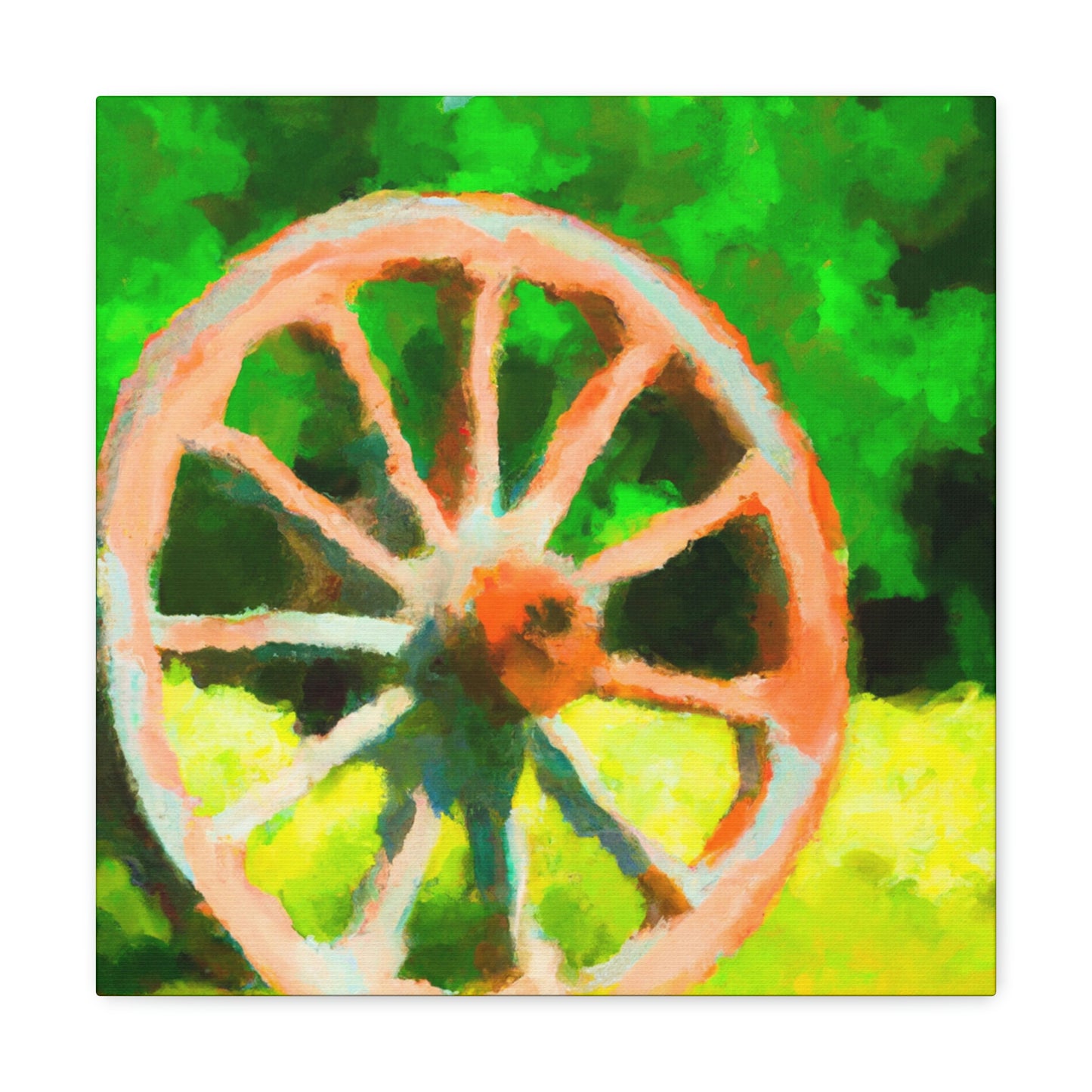 "Wheels of Fortune" - Canvas