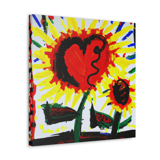 "Love for Sunflowers" - Canvas