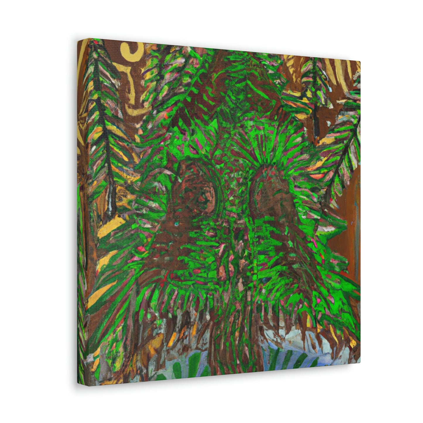 "Spruce Tree Reflection" - Canvas