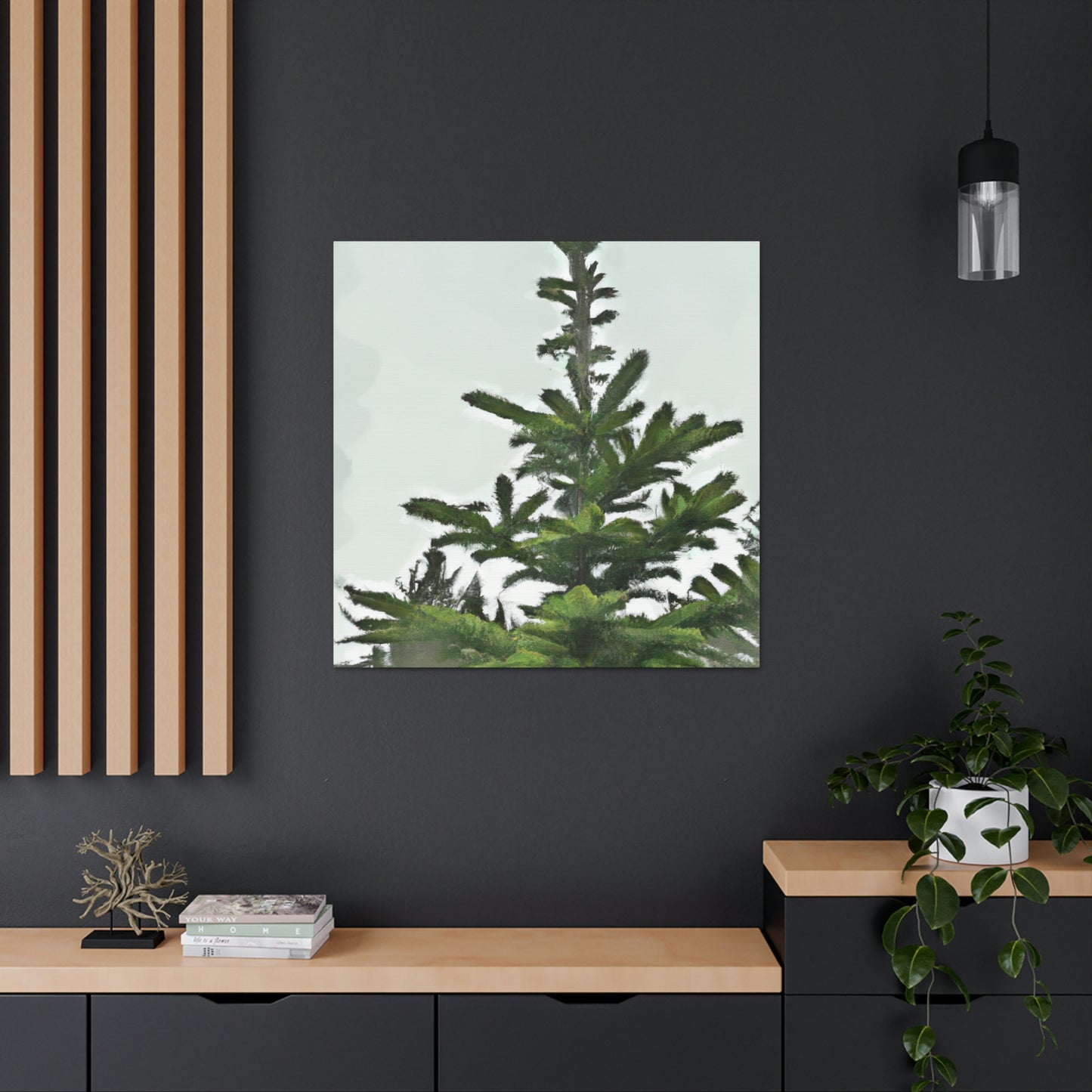 Douglas Fir Solitude. - Canvas