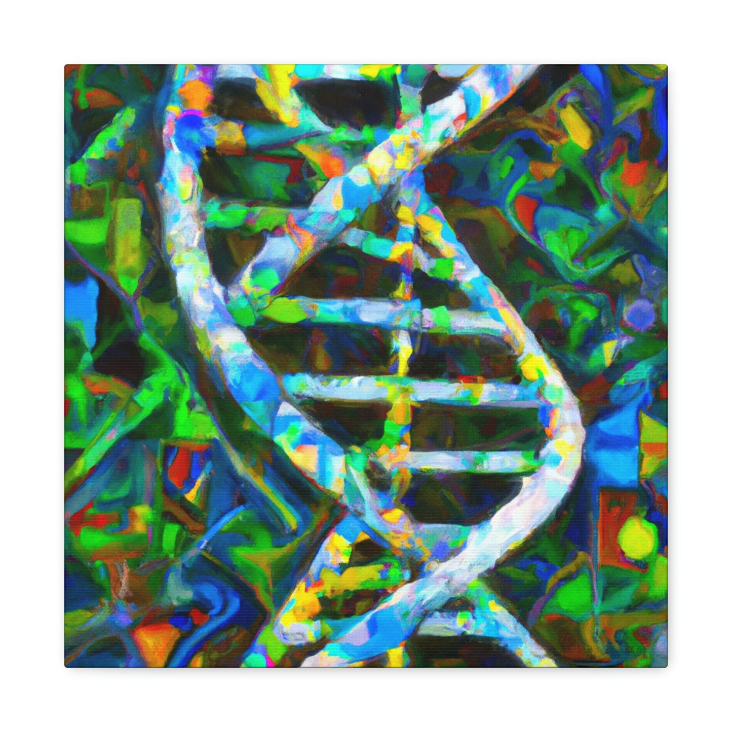 "Chromosomal Color Harmony" - Canvas