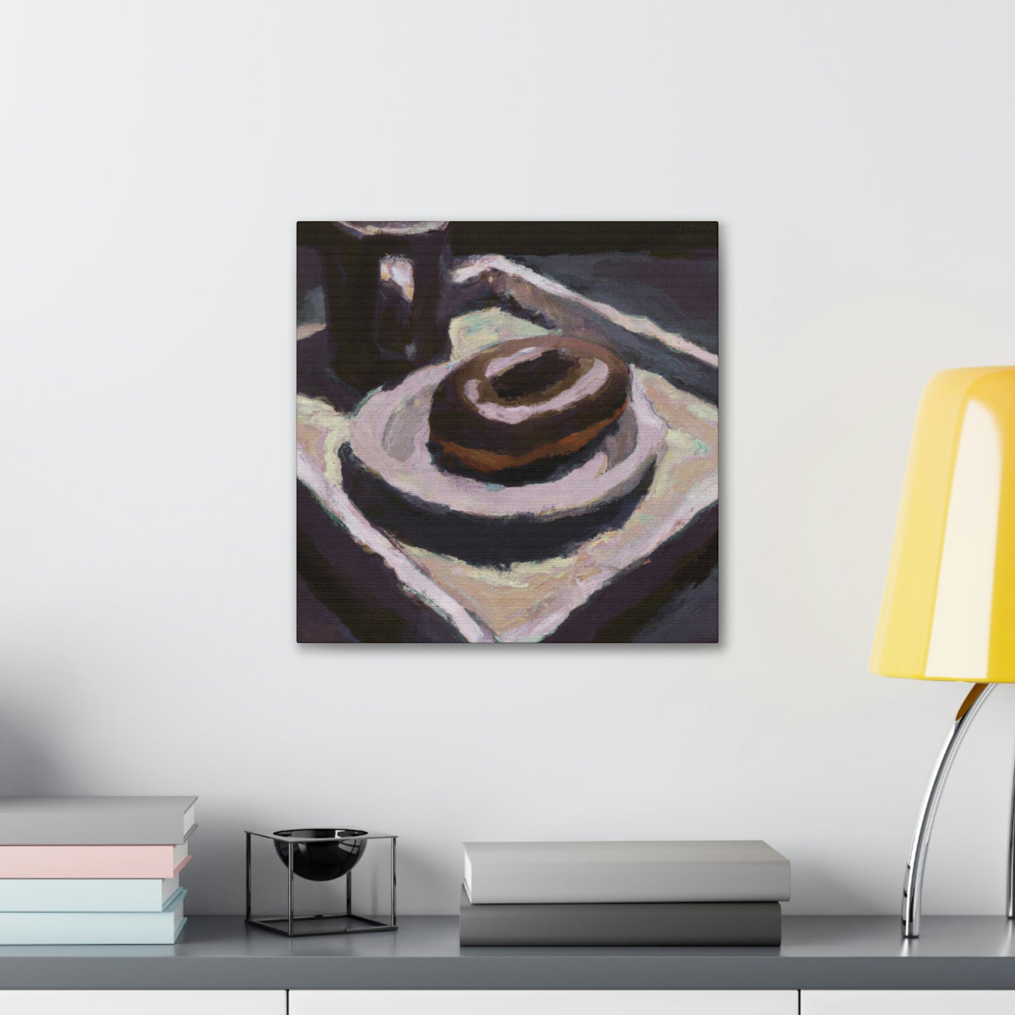 "Doughnut's Bold Flair" - Canvas