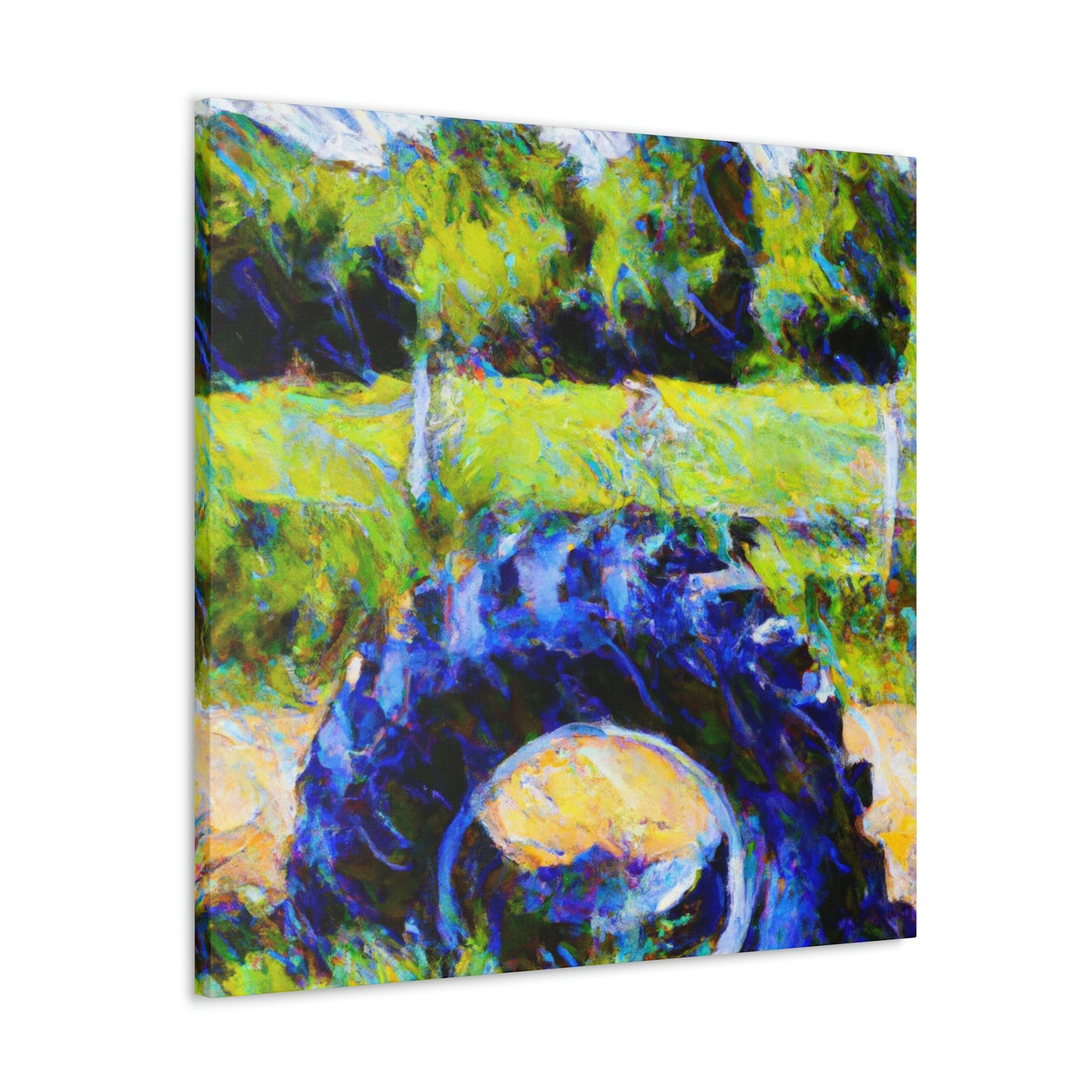 Tire in Impressionism - Canvas