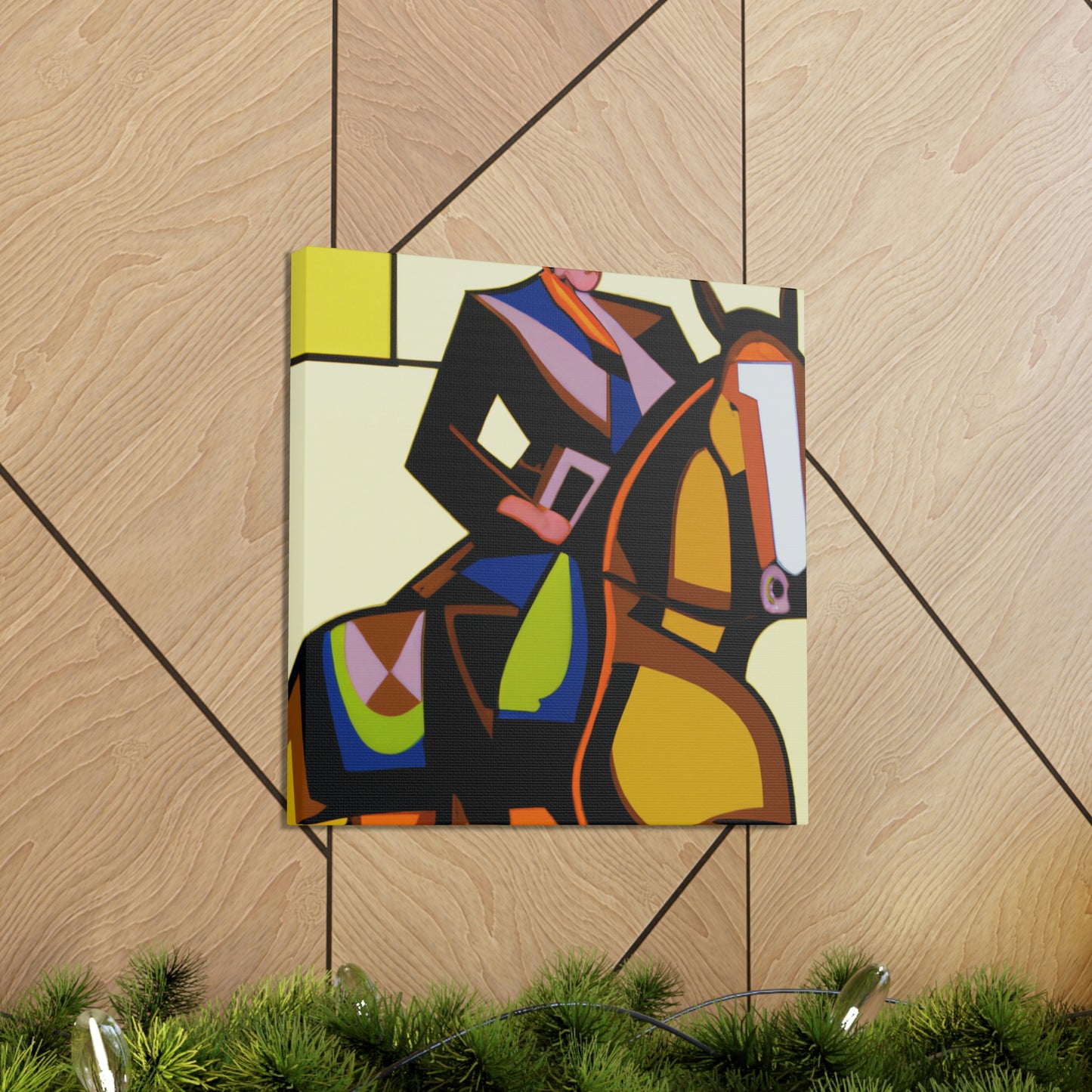 "Cowboy Acrobatic Elegance" - Canvas