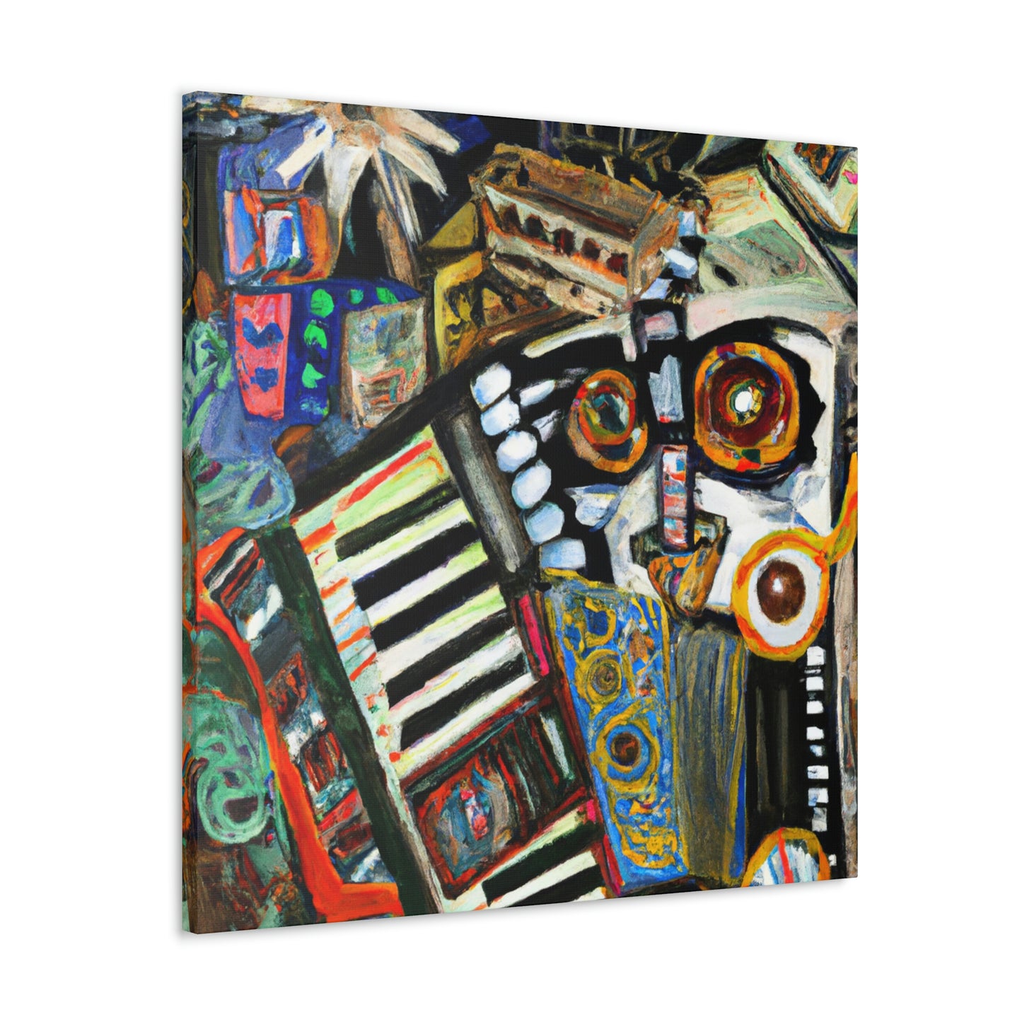 Accordion in Abstraction - Canvas