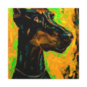 Doberman in Expressionism - Canvas