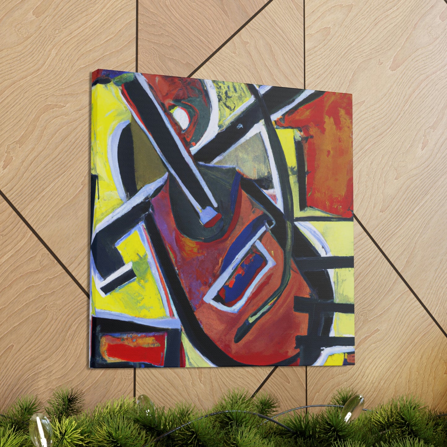 Mandolin in Expressionism - Canvas