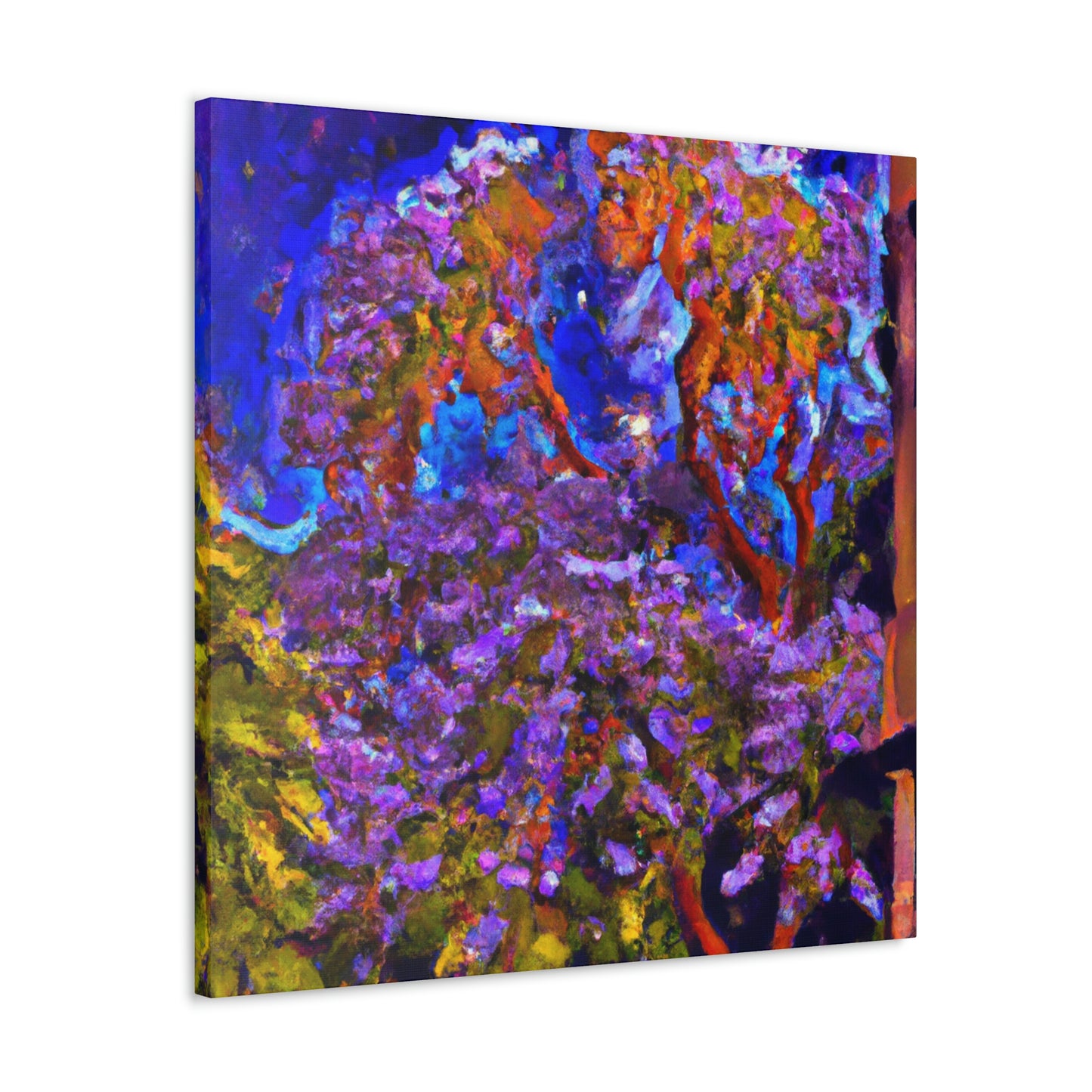 "Vibrant Jacaranda Tree" - Canvas