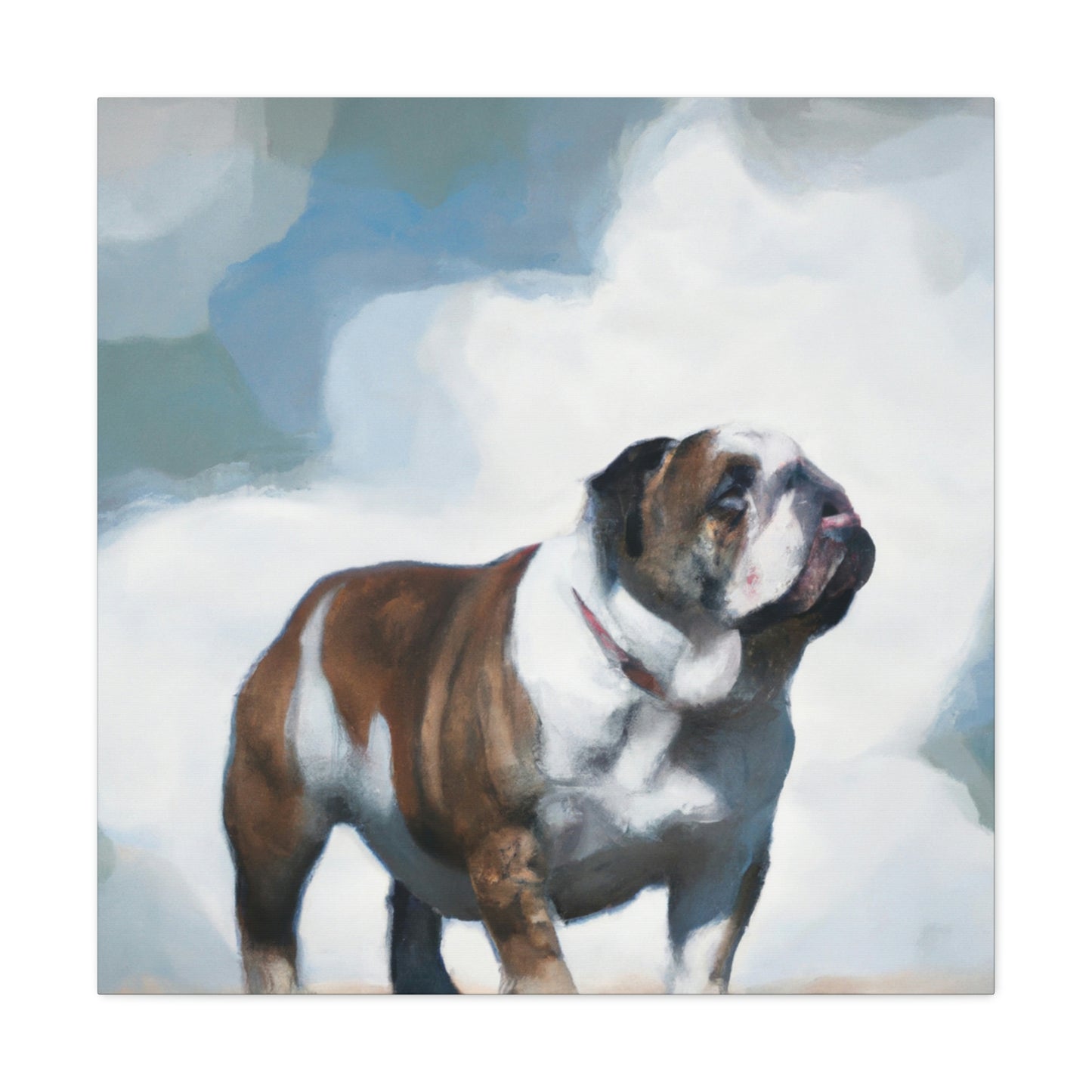 "English Bulldog Simplicity" - Canvas