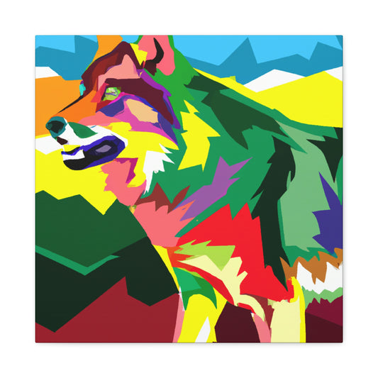 "Wolf Pack Portrait Pop" - Canvas