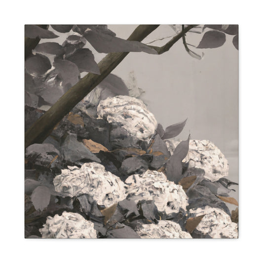 "Hydrangeas in Moonlight" - Canvas