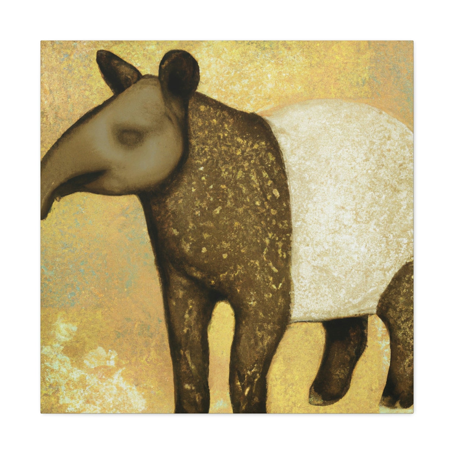 "Malayan Tapir Delight" - Canvas