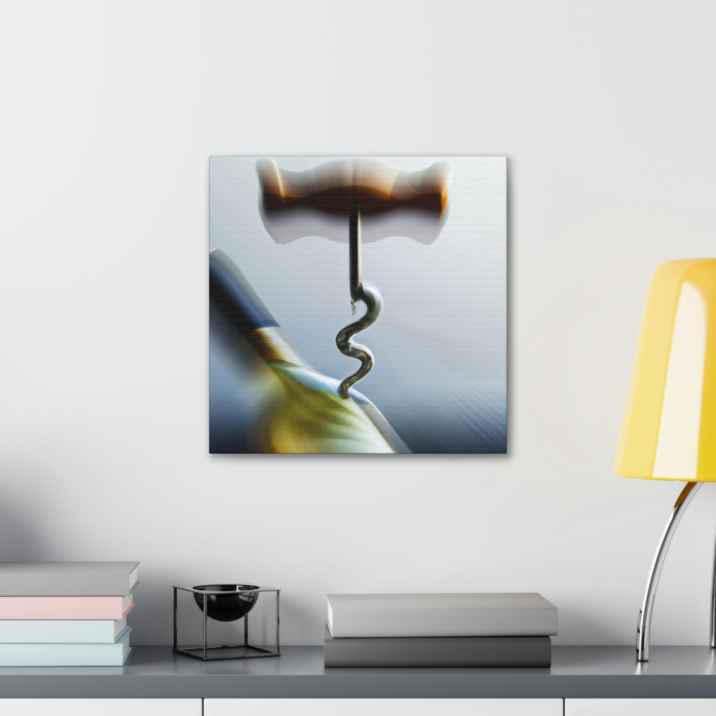 "Corkscrew in Abstract Art" - Canvas