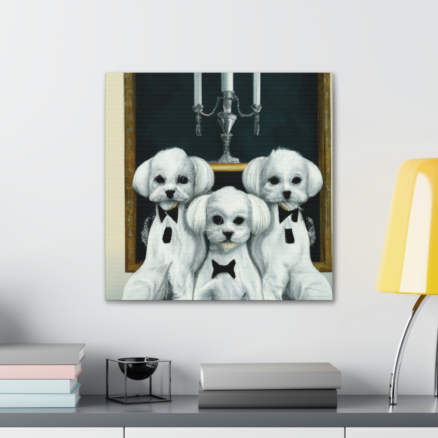 "Maltese Majestic Majesty" - Canvas