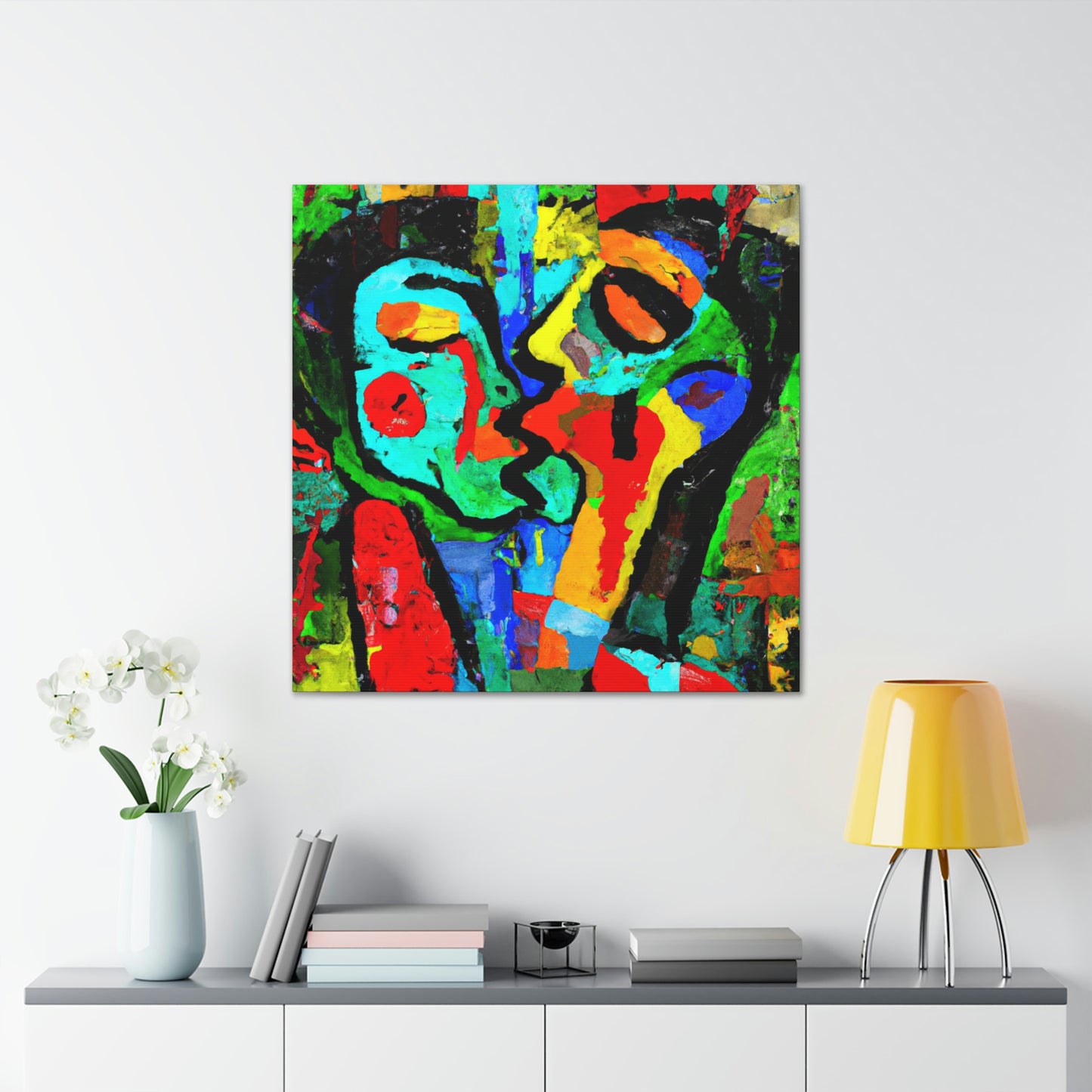 Love's Ardent Embrace - Canvas