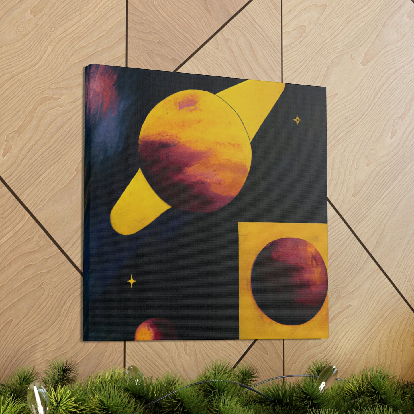 "Pluto, Planetary Enigma" - Canvas