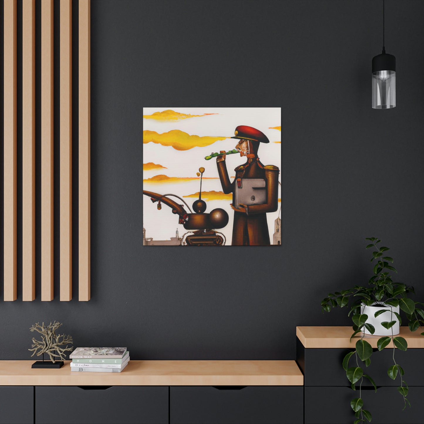 Soldier in Dreamscape - Canvas