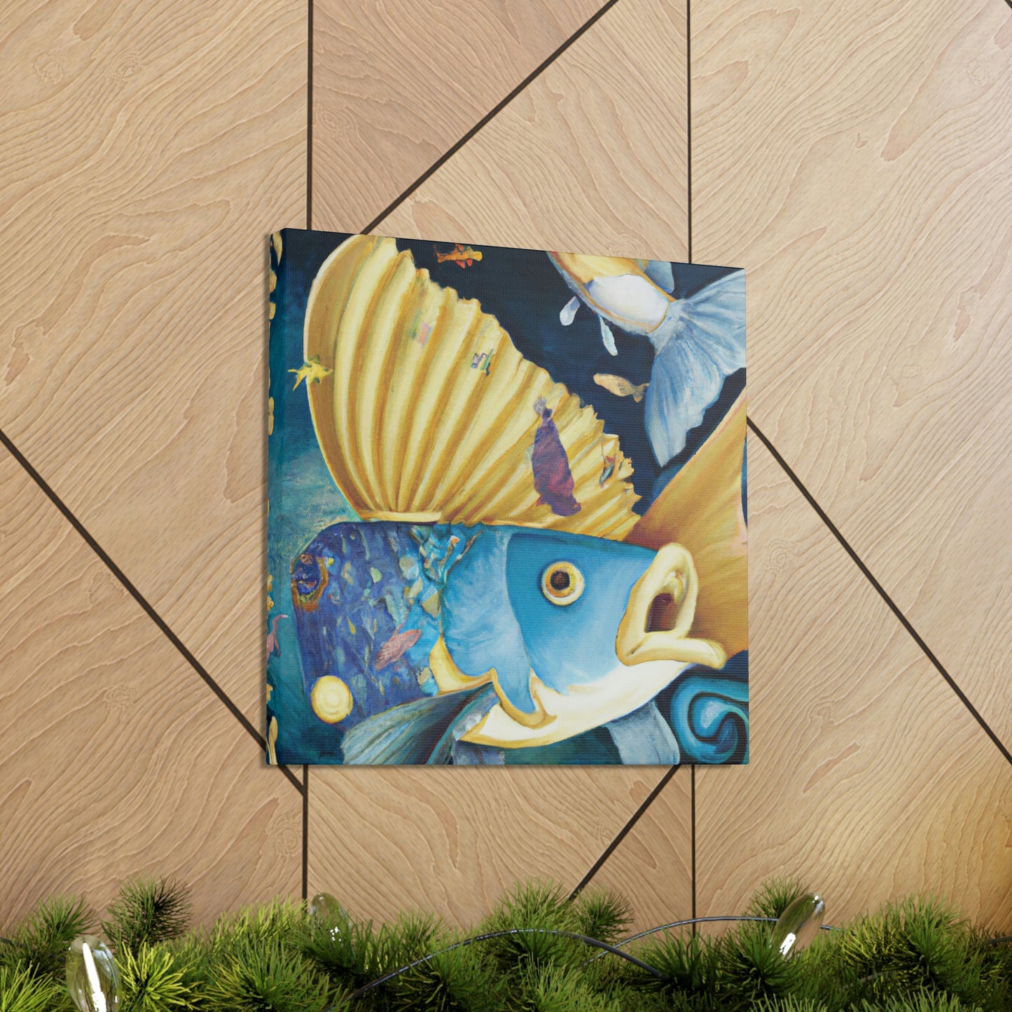 Fishes in the Stream - Canvas