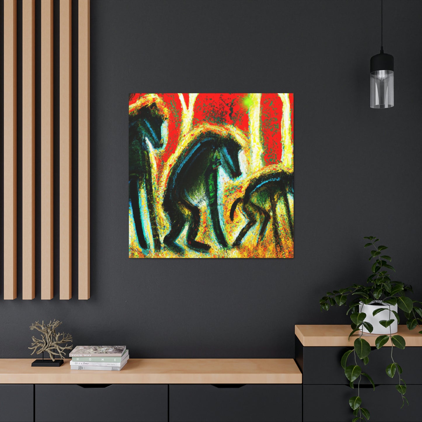 "Baboon In Expressionism" - Canvas