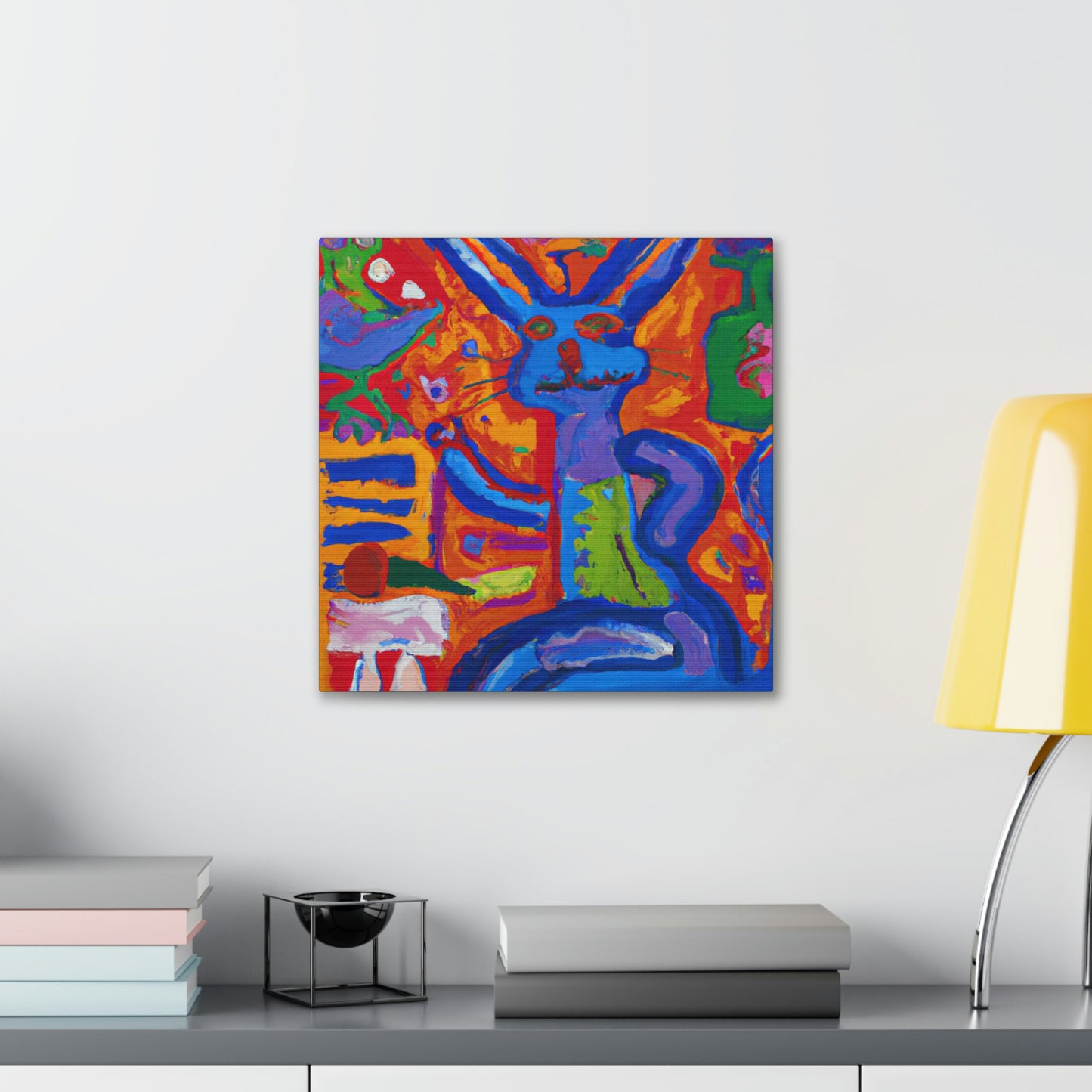 "Rabbit in Fauvism" - Canvas