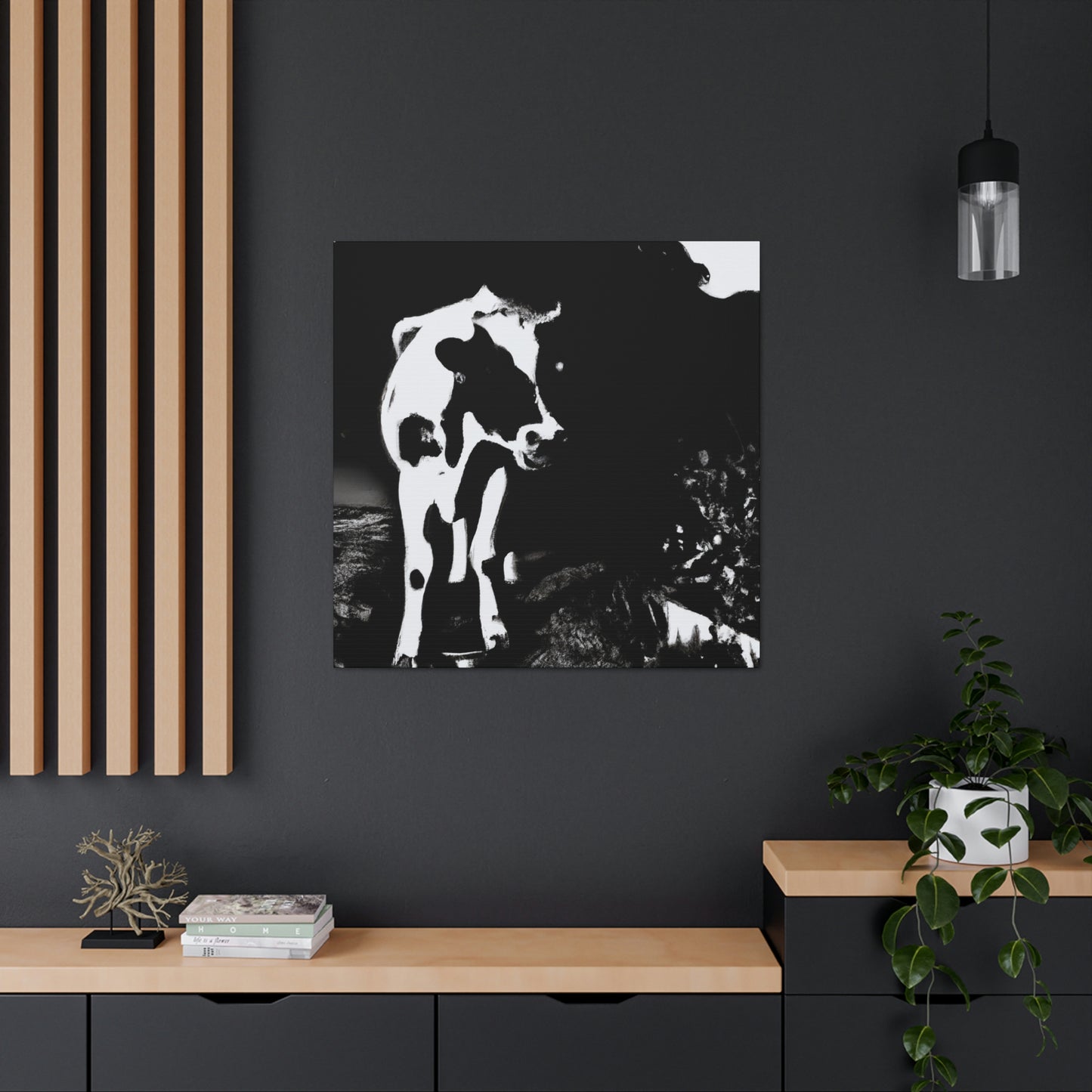 Milking the Contentment - Canvas