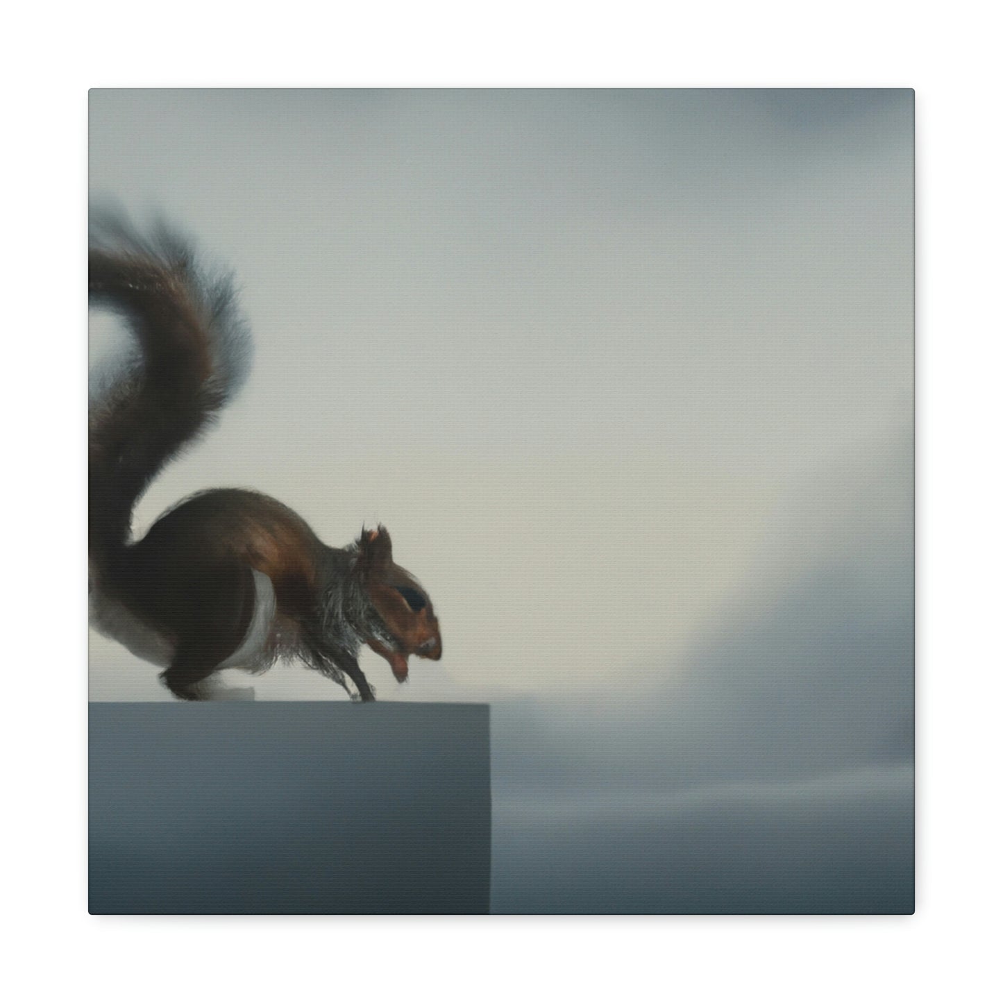 Squirrel's Morning Nuts - Canvas