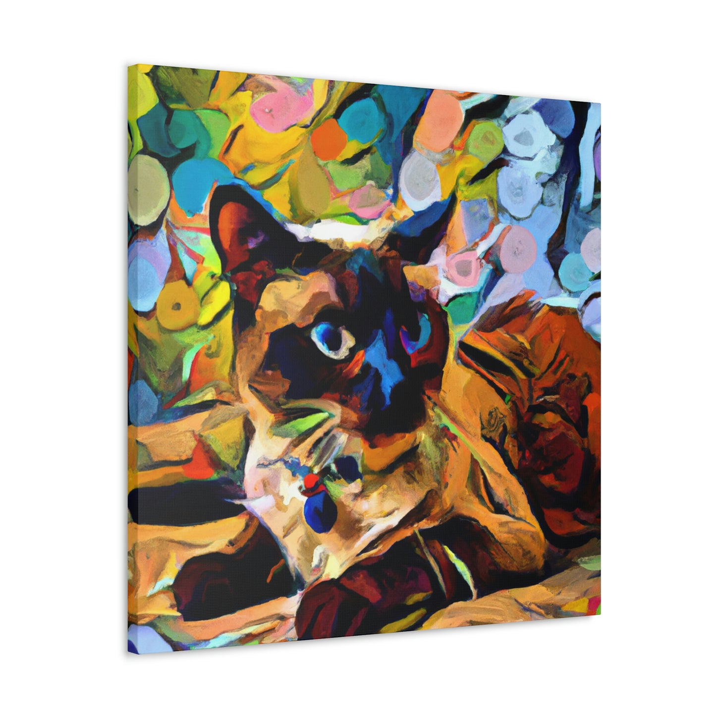 Siamese in Fauvism - Canvas