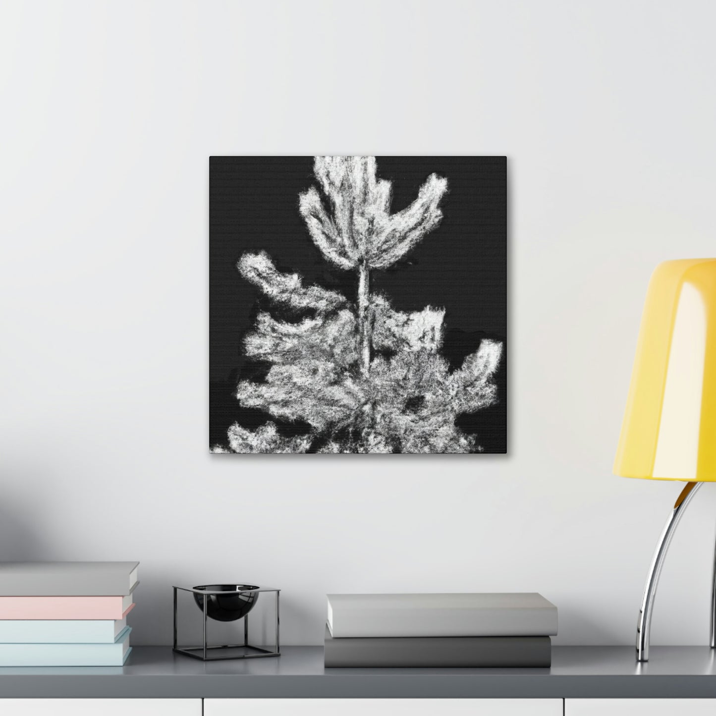 "Pine Trees in Deco" - Canvas