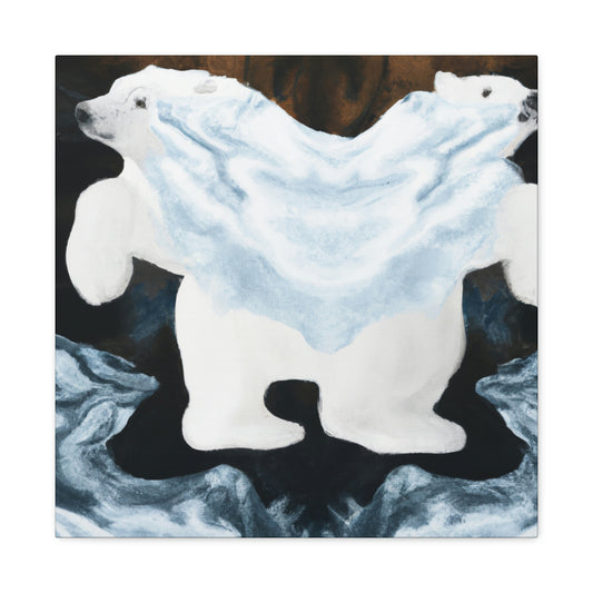 Polar Bear in Baroque - Canvas