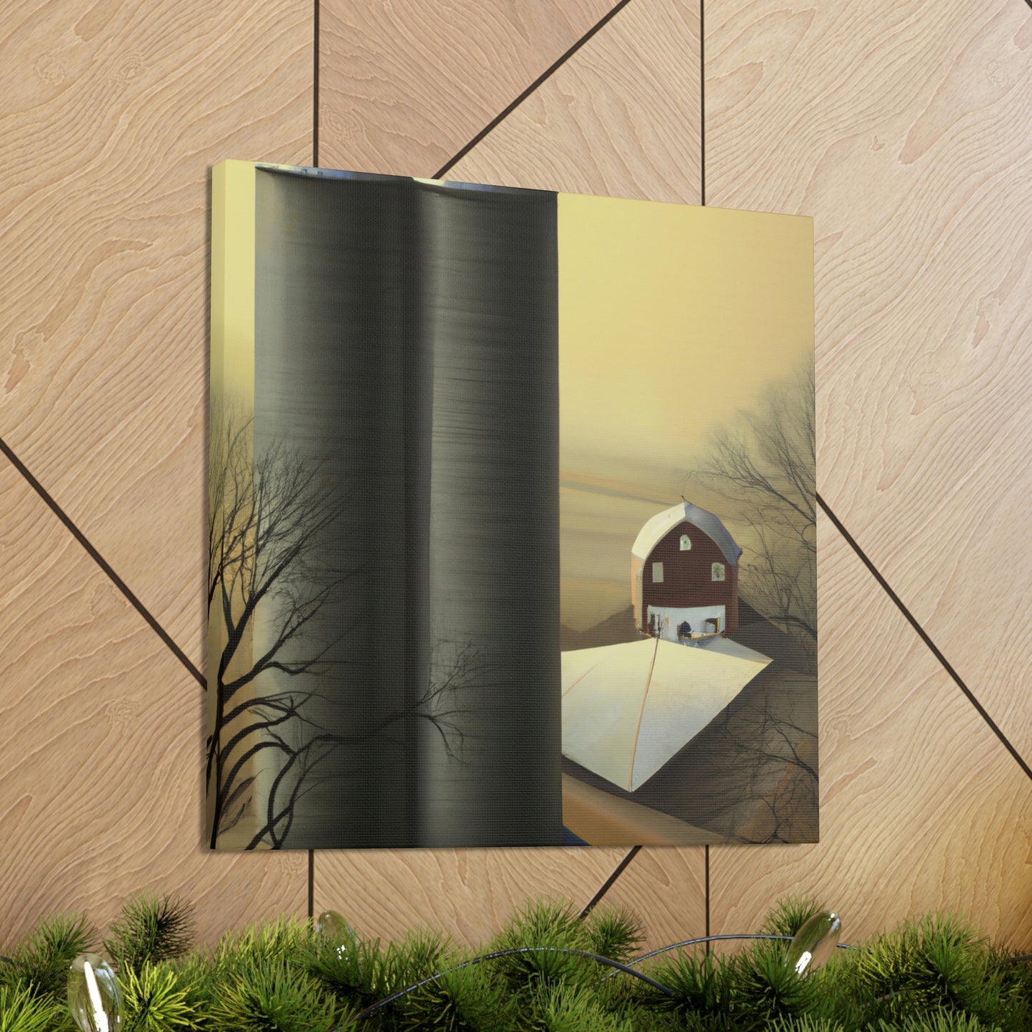 Silos in Surrealism - Canvas