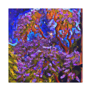 "Vibrant Jacaranda Tree" - Canvas