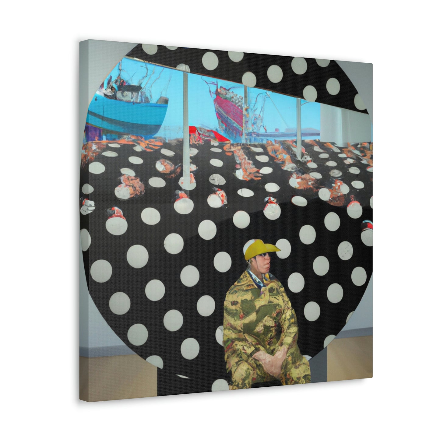 Seabee in Uniform - Canvas