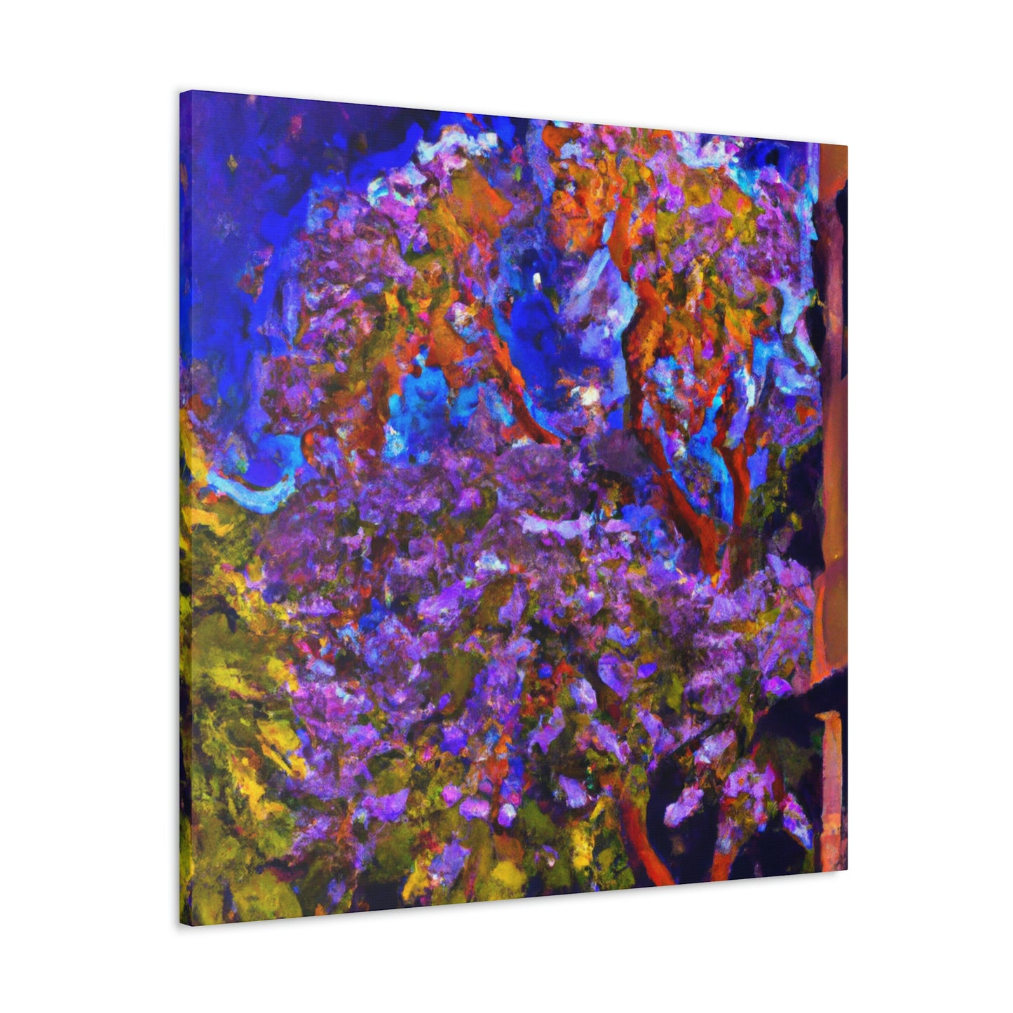 "Vibrant Jacaranda Tree" - Canvas