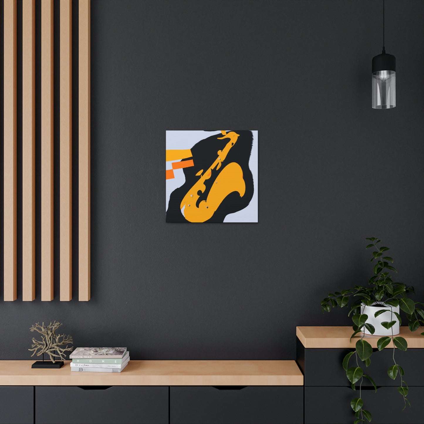 Sax and Simplicity. - Canvas