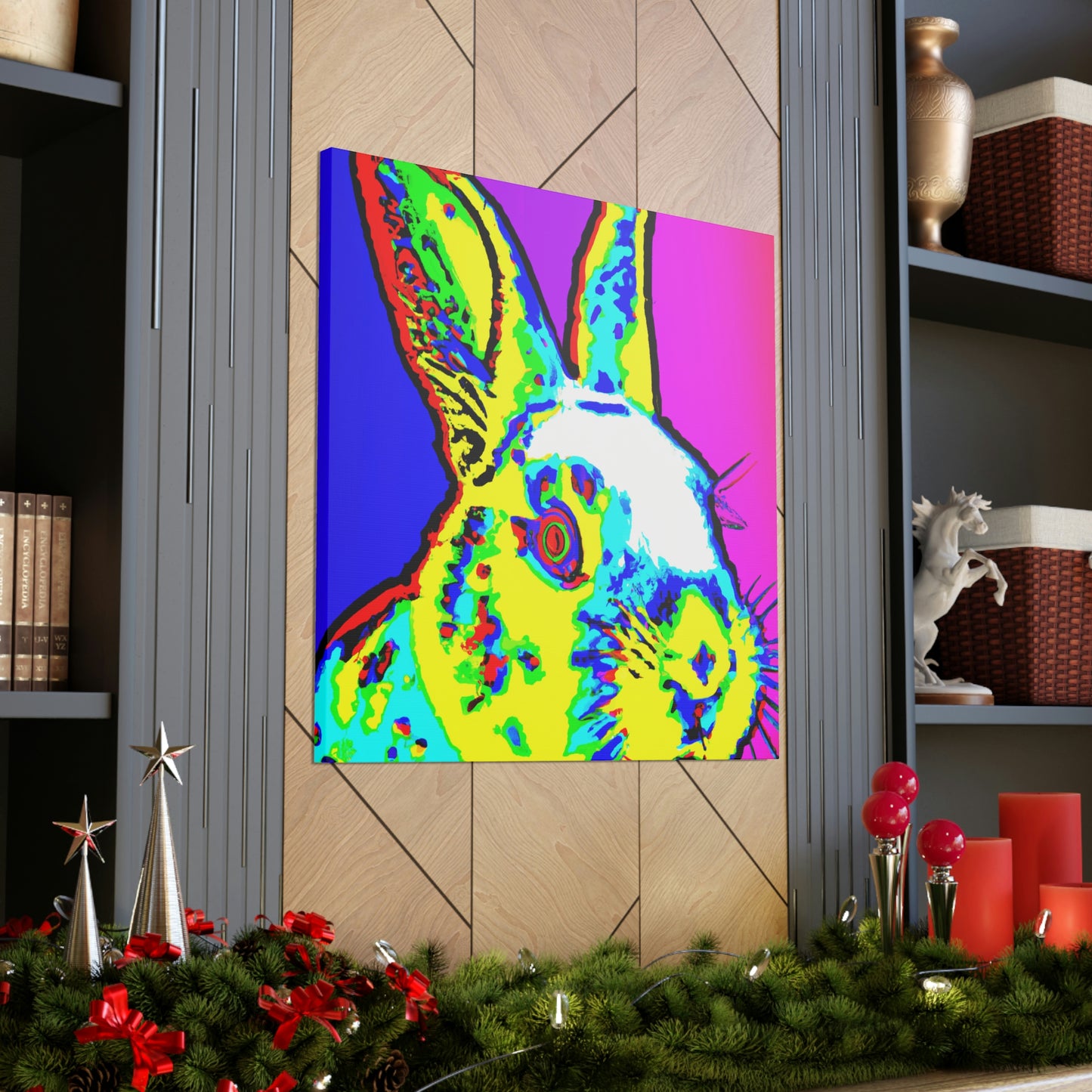 Rabbit in Pop Art - Canvas