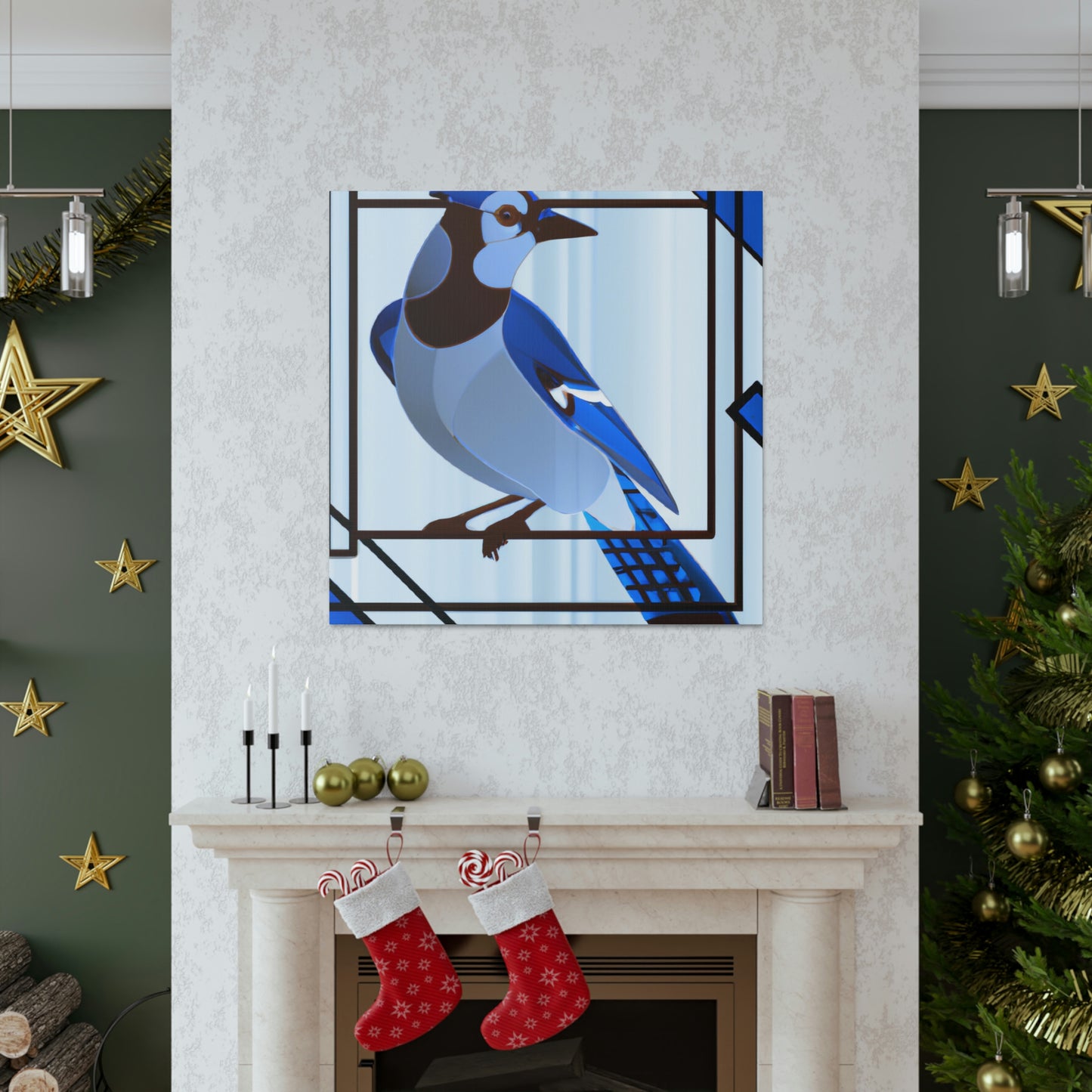 Blue Jay's Majesty - Canvas