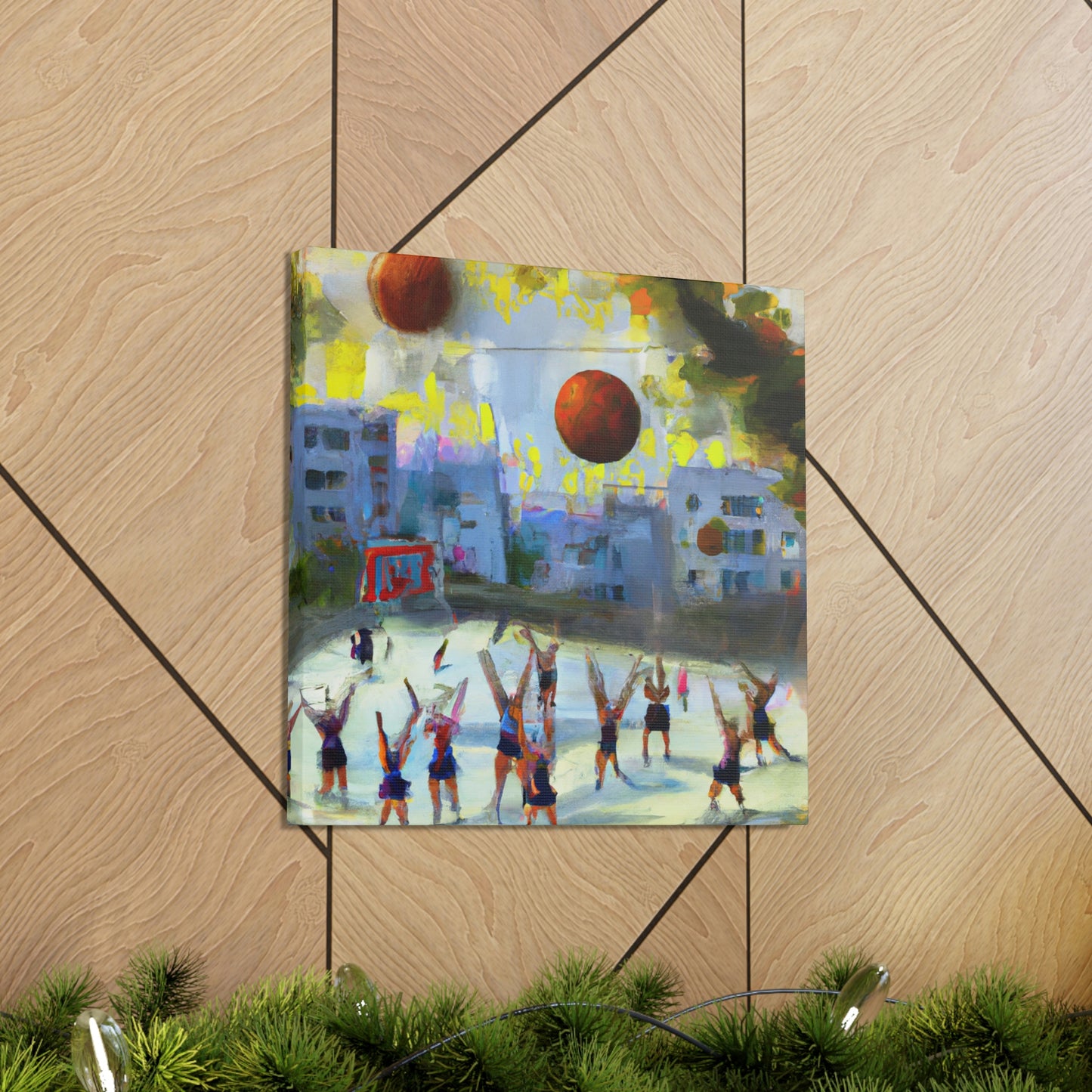 Volleyball Vibrancy Vitality - Canvas