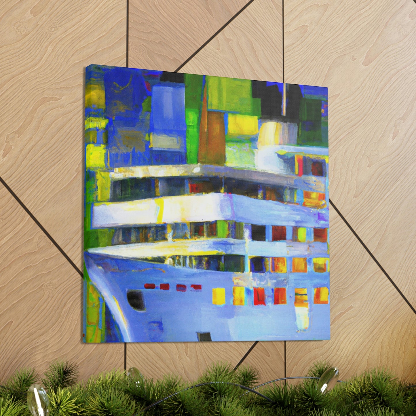 Cruise Ship Abstraction - Canvas