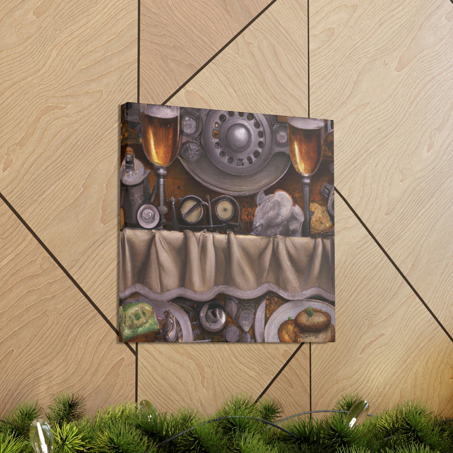 Steampunk Dinner Setting - Canvas