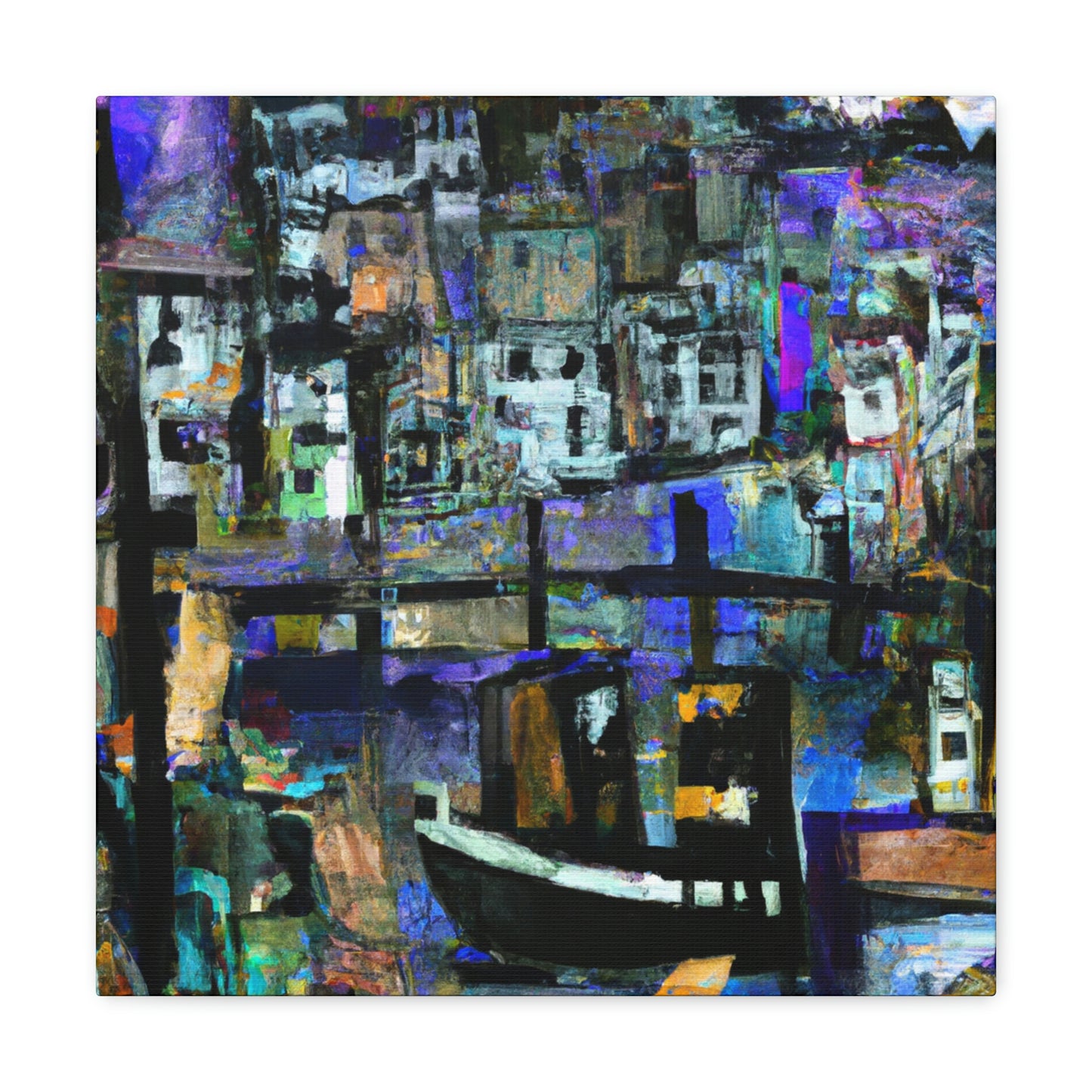 Harbor of Expressionism - Canvas