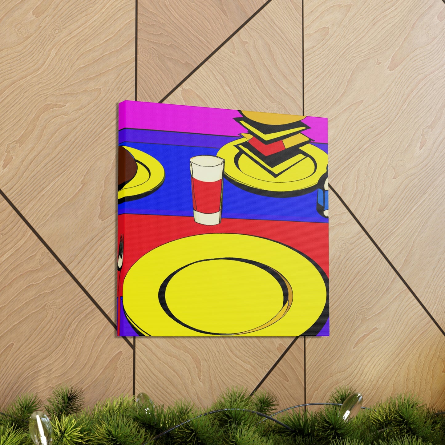 Dining in Pop Art - Canvas