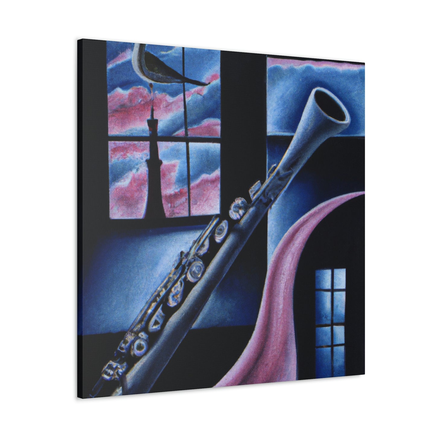 Clarinet in the Clouds - Canvas