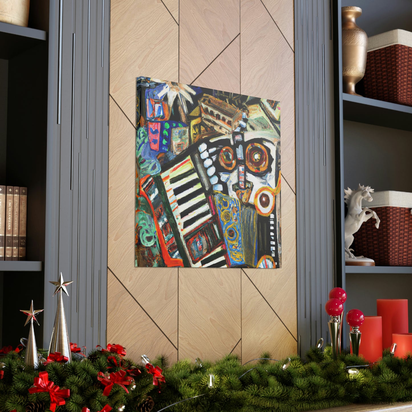 Accordion in Abstraction - Canvas